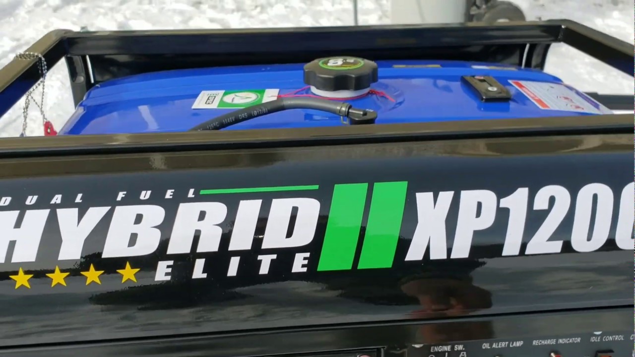 Ultimate 100 LB Propane Tank Setup - Duromax XP12000EH 12000 Watt Hybrid Generator - Step by Step