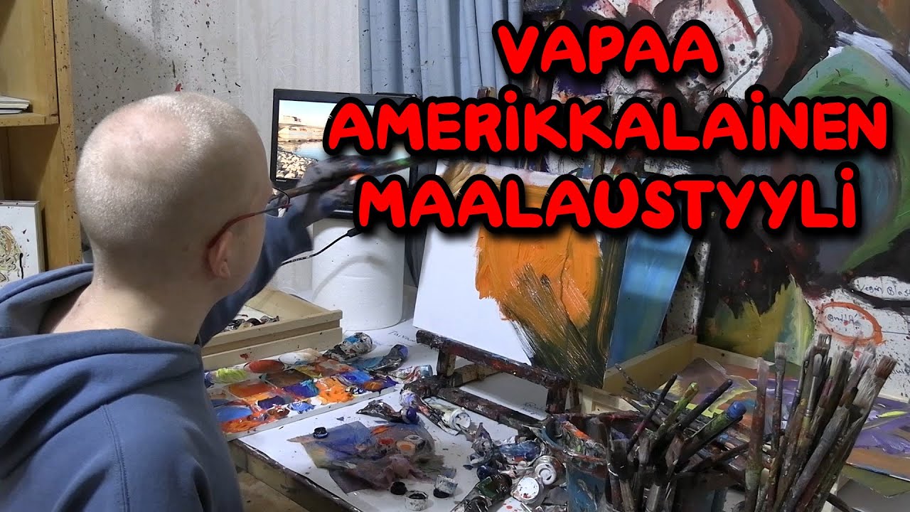 Miten maalaan T&Auml;YDELLISEN abstraktin taideteoksen?