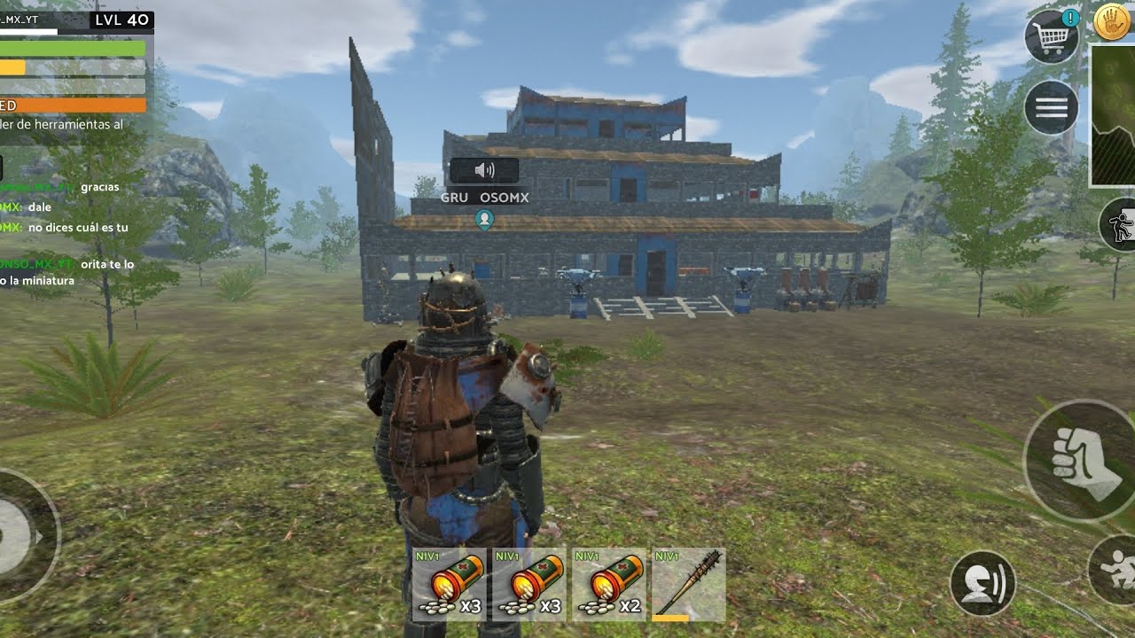 Visitando a  oso mx y enseñando mi base ignoren el ruido xd y el principio