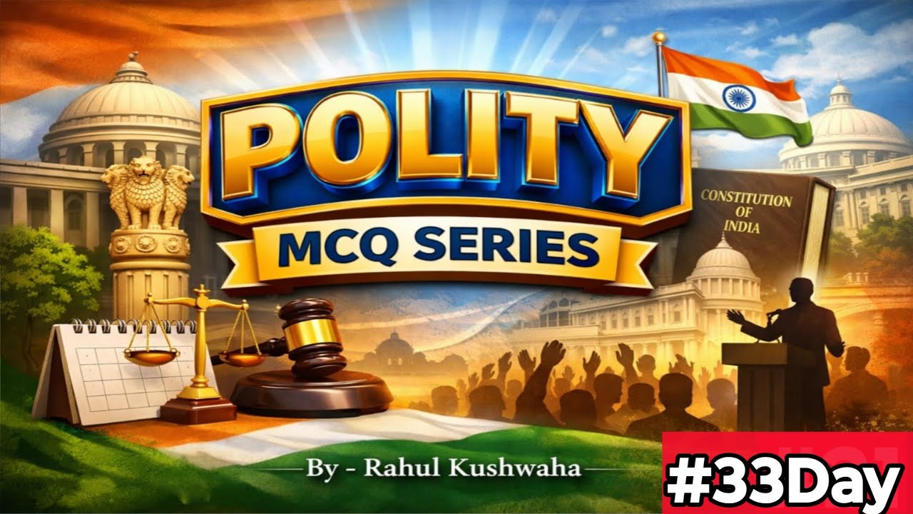 Polity MCQ series for all competitive exams |polity MCQ series in hindi and english 