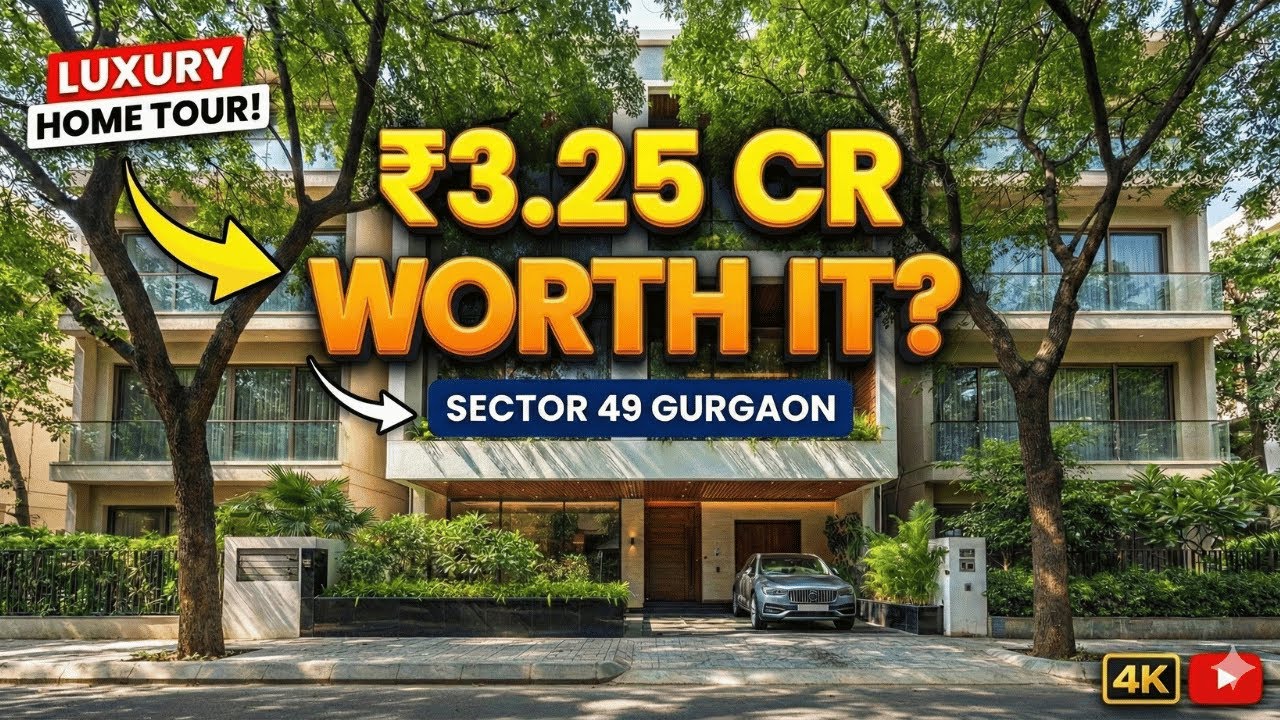 Luxury 4 BHK Builder Floor in Sector 49 Gurgaon 🔥 Uppal Southend | Ready to Move | ₹3.25 Cr