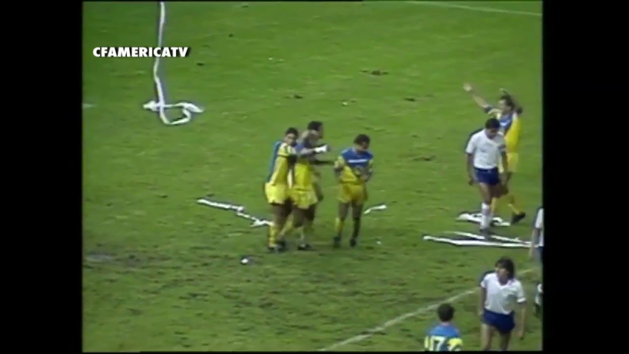 Final partido de ida América vs Cruz Azul 1988-1989