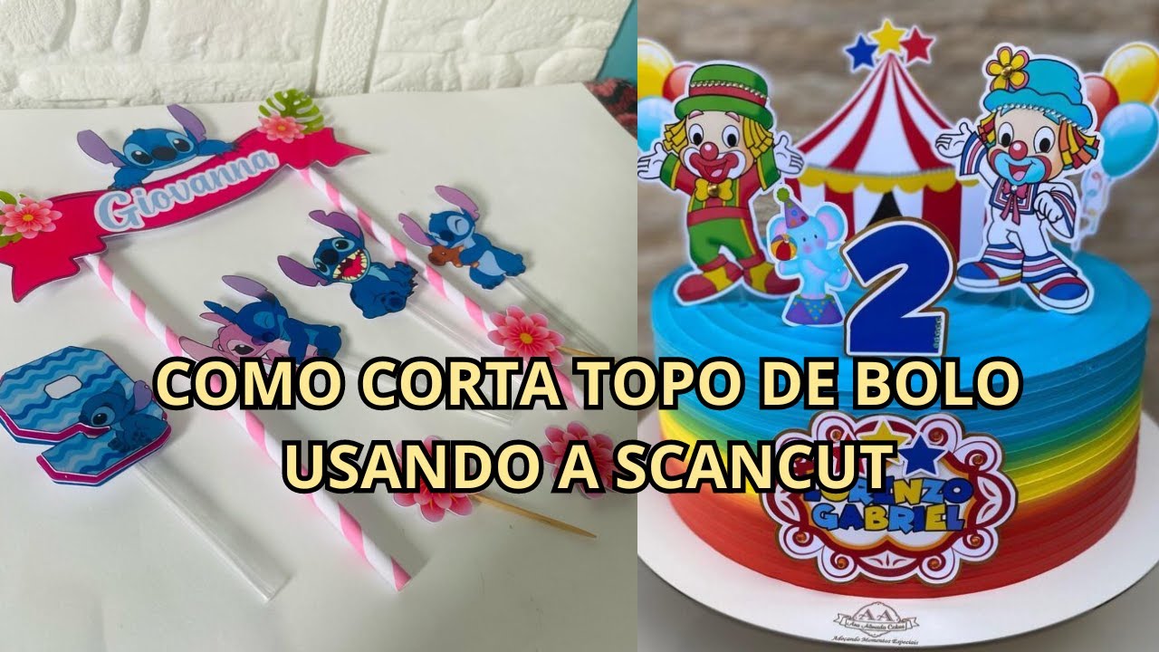 COMO CORTA TOPO DE BOLO NA SCAN CUTE SDX 85 / ROTINA DE PRODUÇÃO