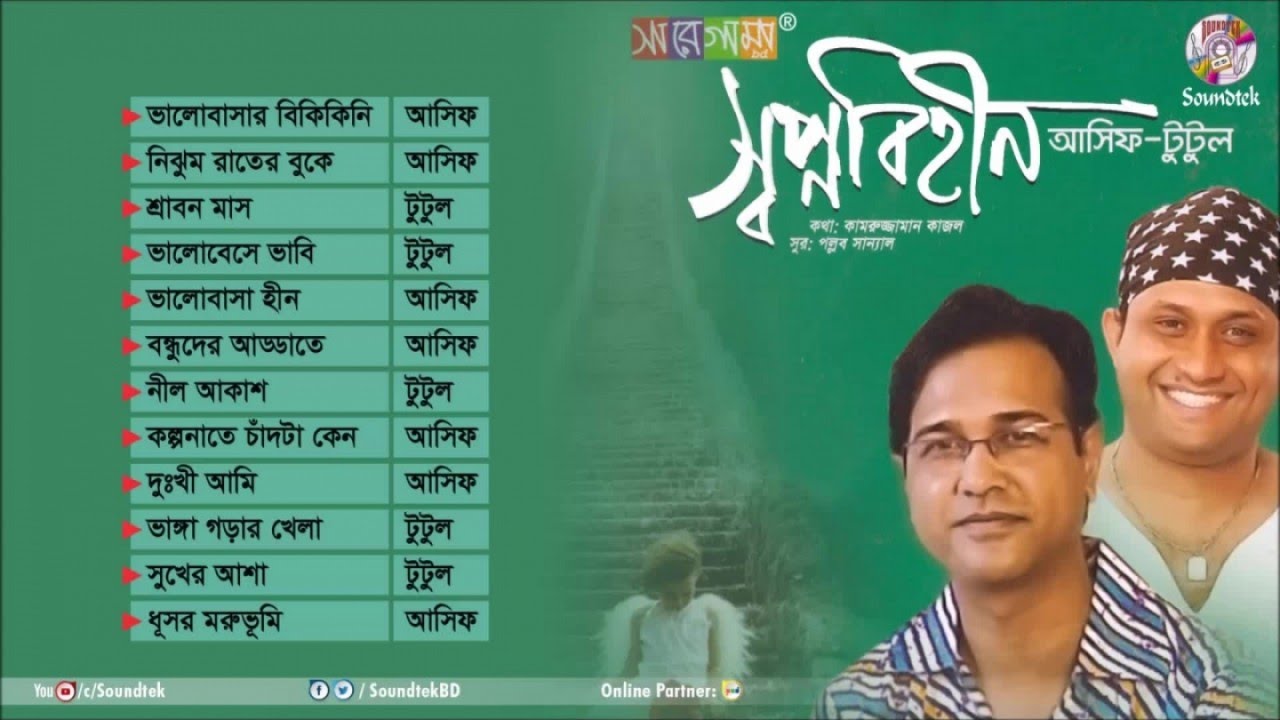 Shopnobihin | স্বপ্নবিহীন | Asif Akbar | S. I. Tutul | Full Audio Album | Soundtek