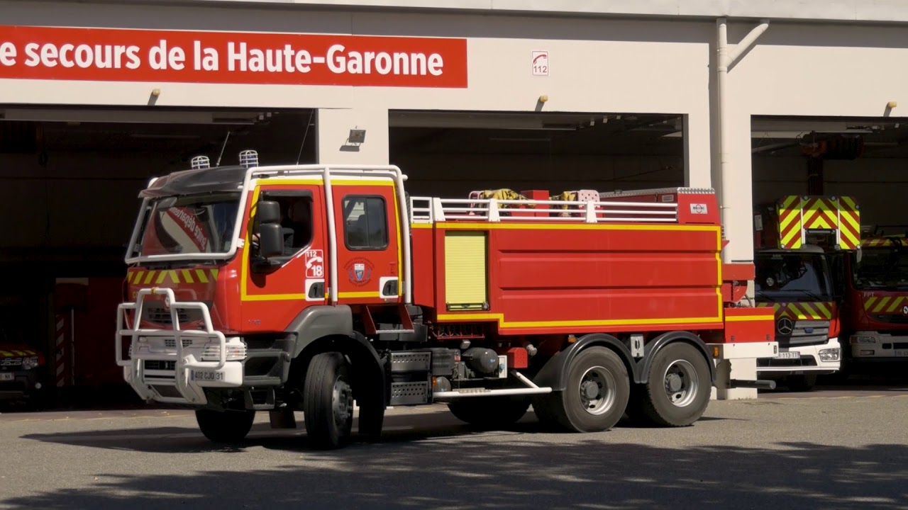 Départ au CIS des pompiers de Muret-Massât