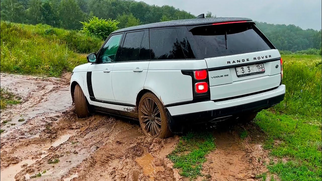БОГАТАЯ девушка не жалеет свой RANGE ROVER! Объезд пробки по бездорожью