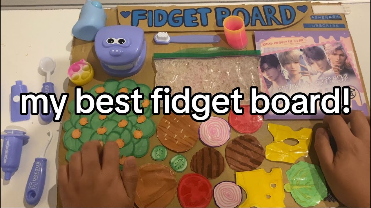 rating my fidget board asmr