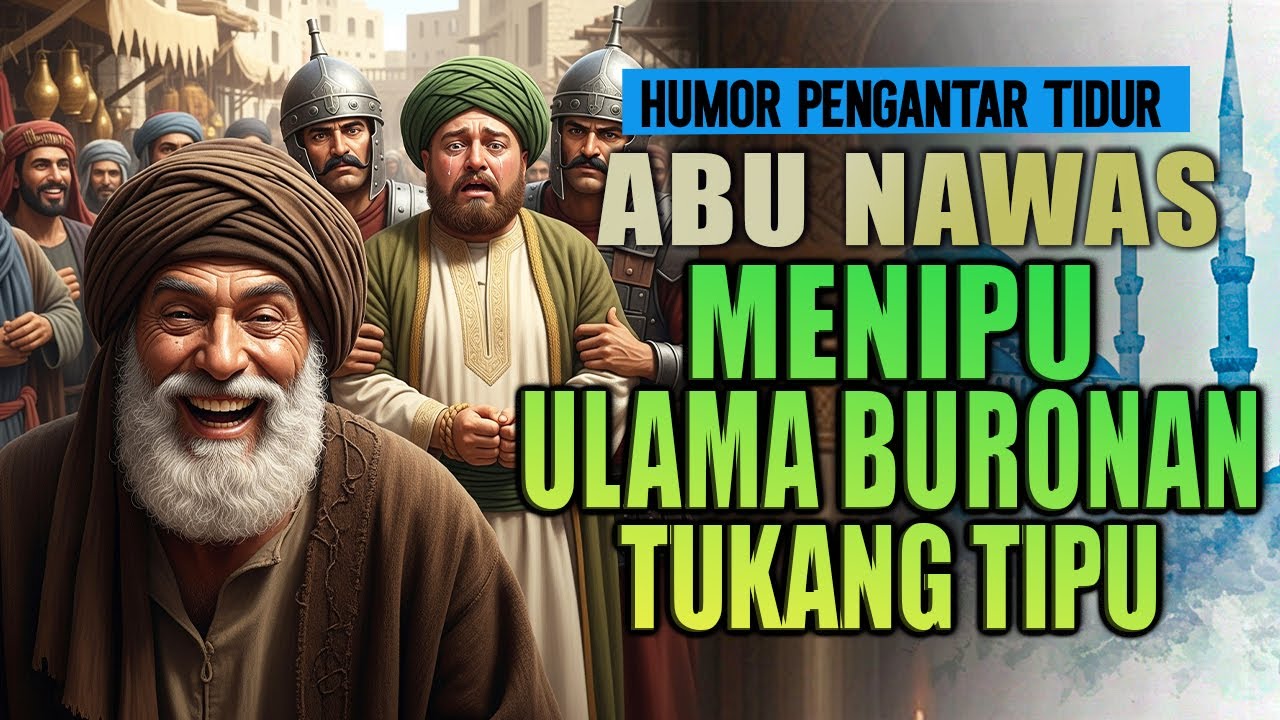 ABU NAWAS MENIPU ULAMA YANG BURONAN || HUMOR PENGANTAR TIDUR