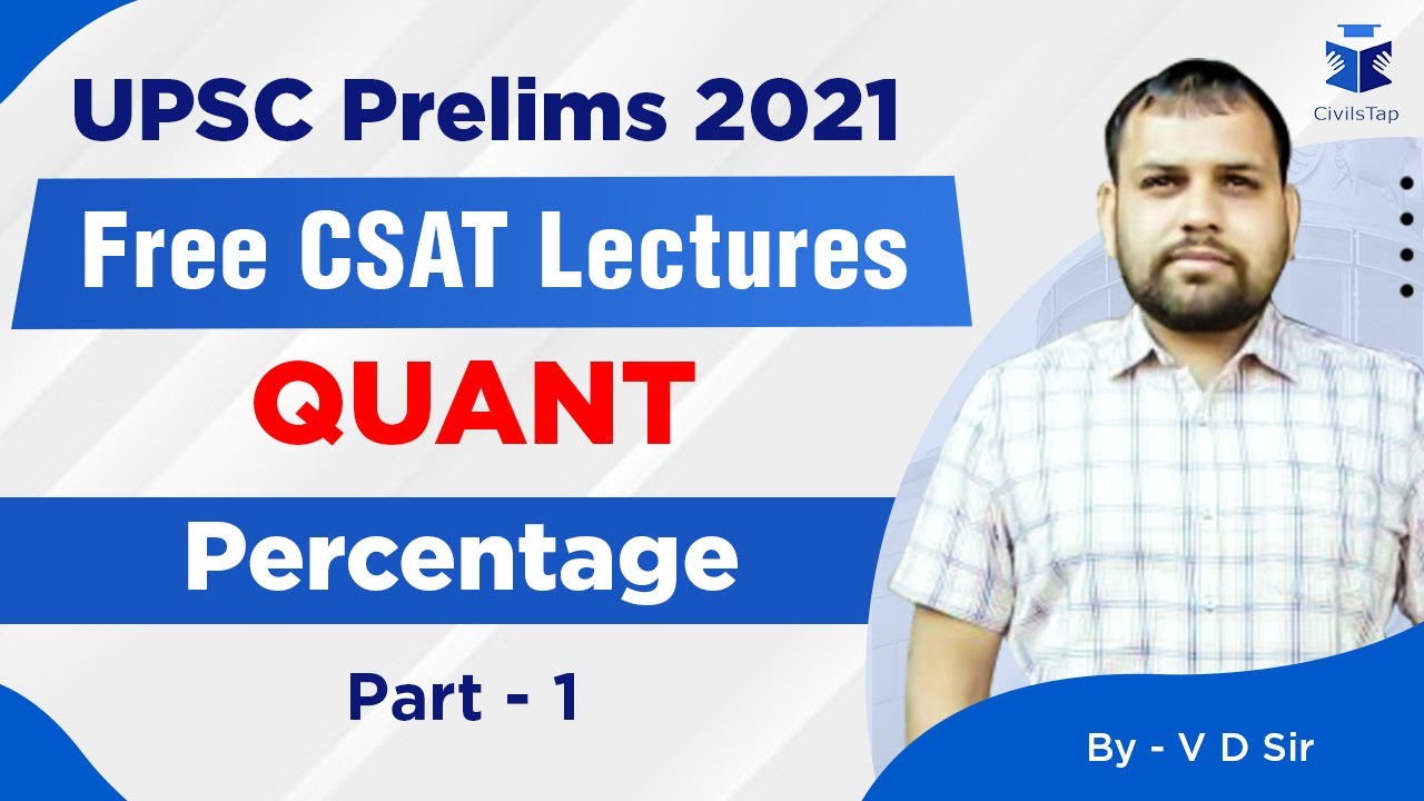 FREE Intensive CSAT Revision | UPSC Prelims 2021 | Quant Day 5
