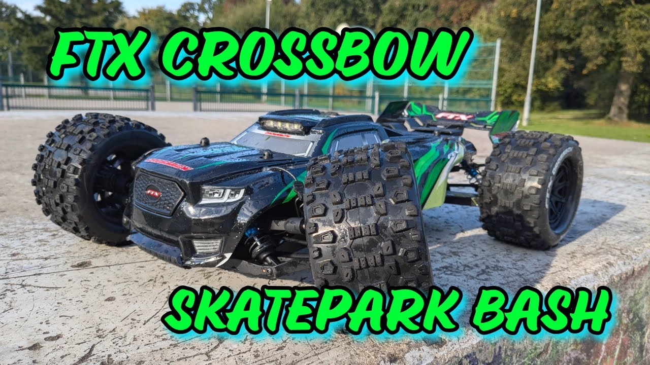Skatepark Bash With The FTX Crossbow (FSR Sniper) 4K
