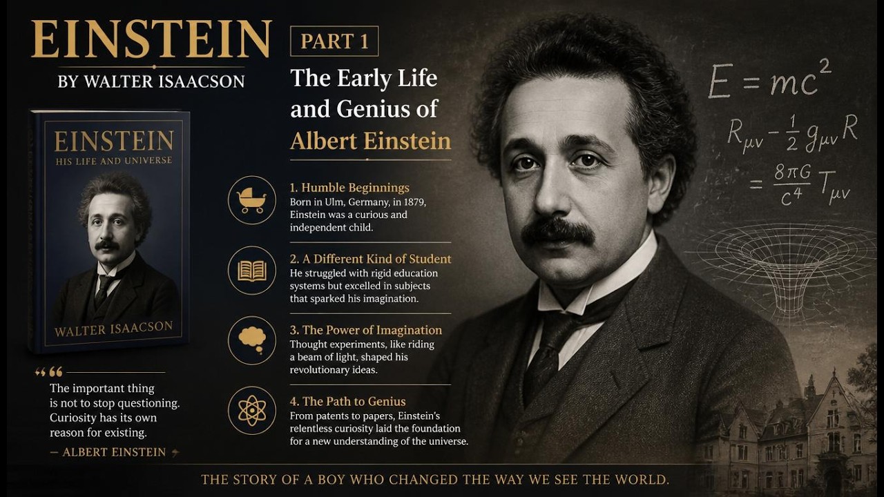 Einstein by Walter Isaacson &ndash; Part 1 | The Early Life and Genius of Albert Einstein 🧠🌌