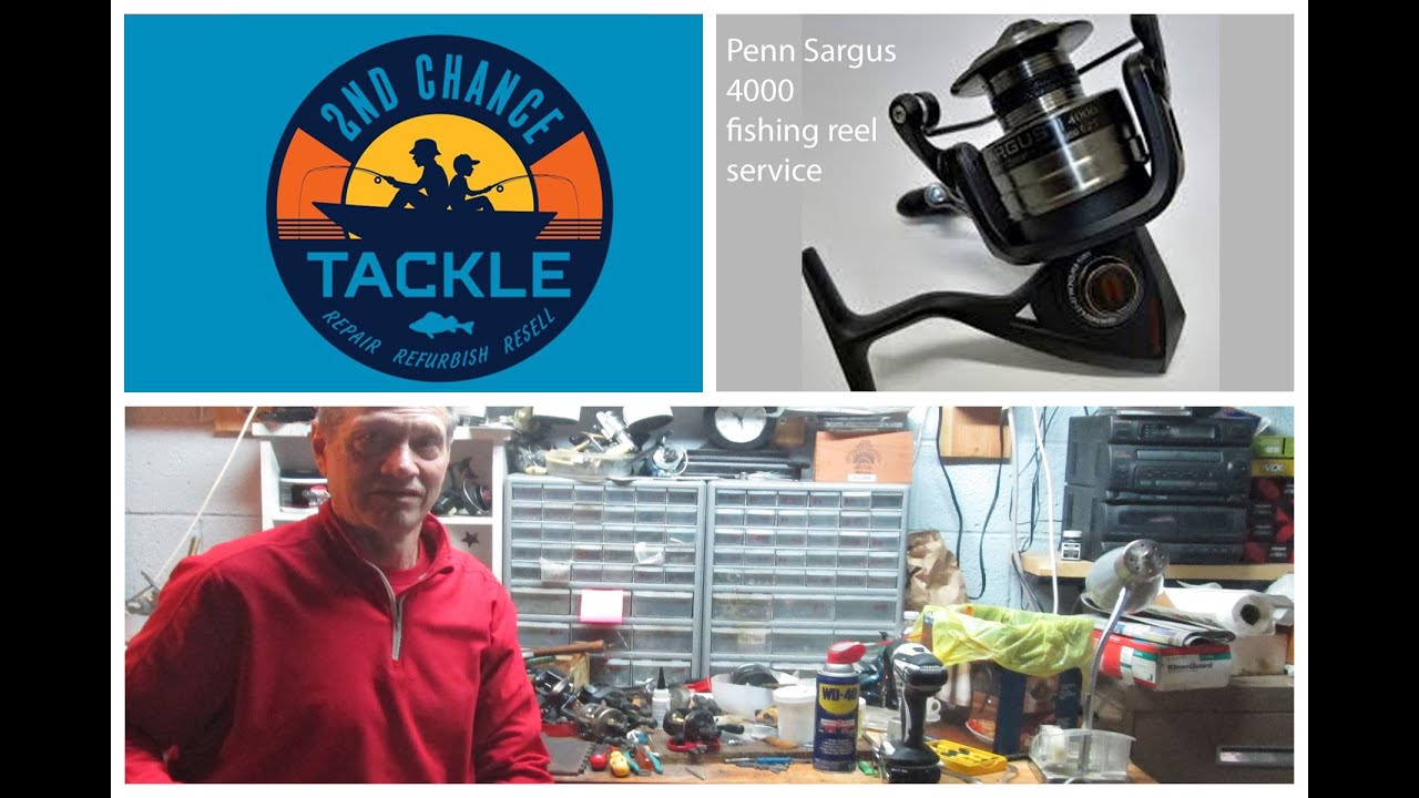 Penn Sargus 4000 spin fishing reel how to take apart and service