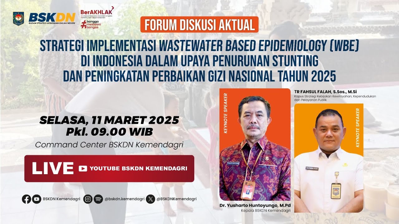 STRATEGI IMPLEMENTASI WASTEWATER BASED EPIDEMIOLOGY UNTUK PENANGANAN STUNTING DAN PERBAIKAN GIZI