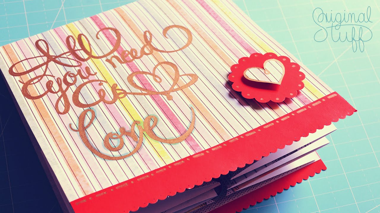 Tarjeta Explosiva // Explosion Card - Scrapbook [Especial San Valentín 2016]
