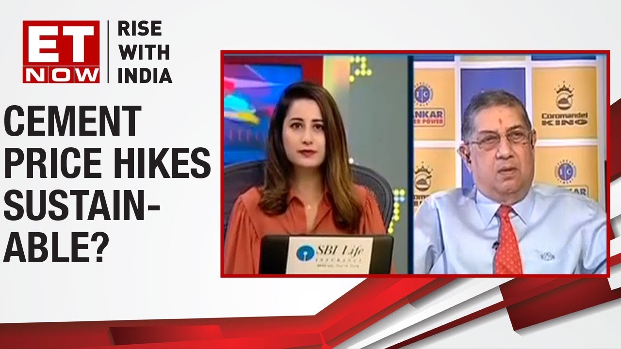 N. Srinivasan of India Cements speaks on demand of cement post price hike | ET Now Exclusive