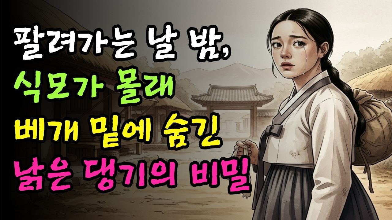 팔려가는 날 밤 식모가 아씨 베개 밑에 놓고 간 헌댕기의 비밀은? | 야담 옛날이야기 오디오북 수면동화 전설 민담 설화