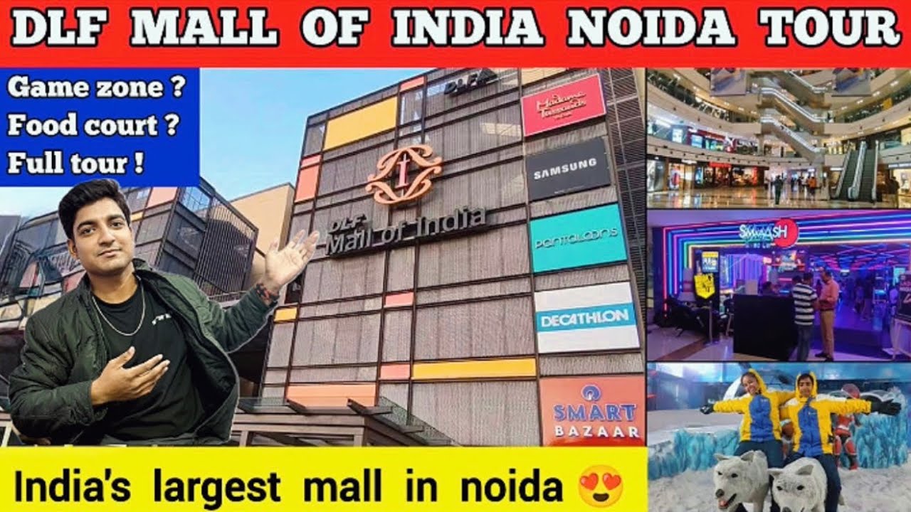 DLF Mall of India Noida Sector 18 🏬 | Full Mall Tour & Vlog | Shopping, Food & Fun