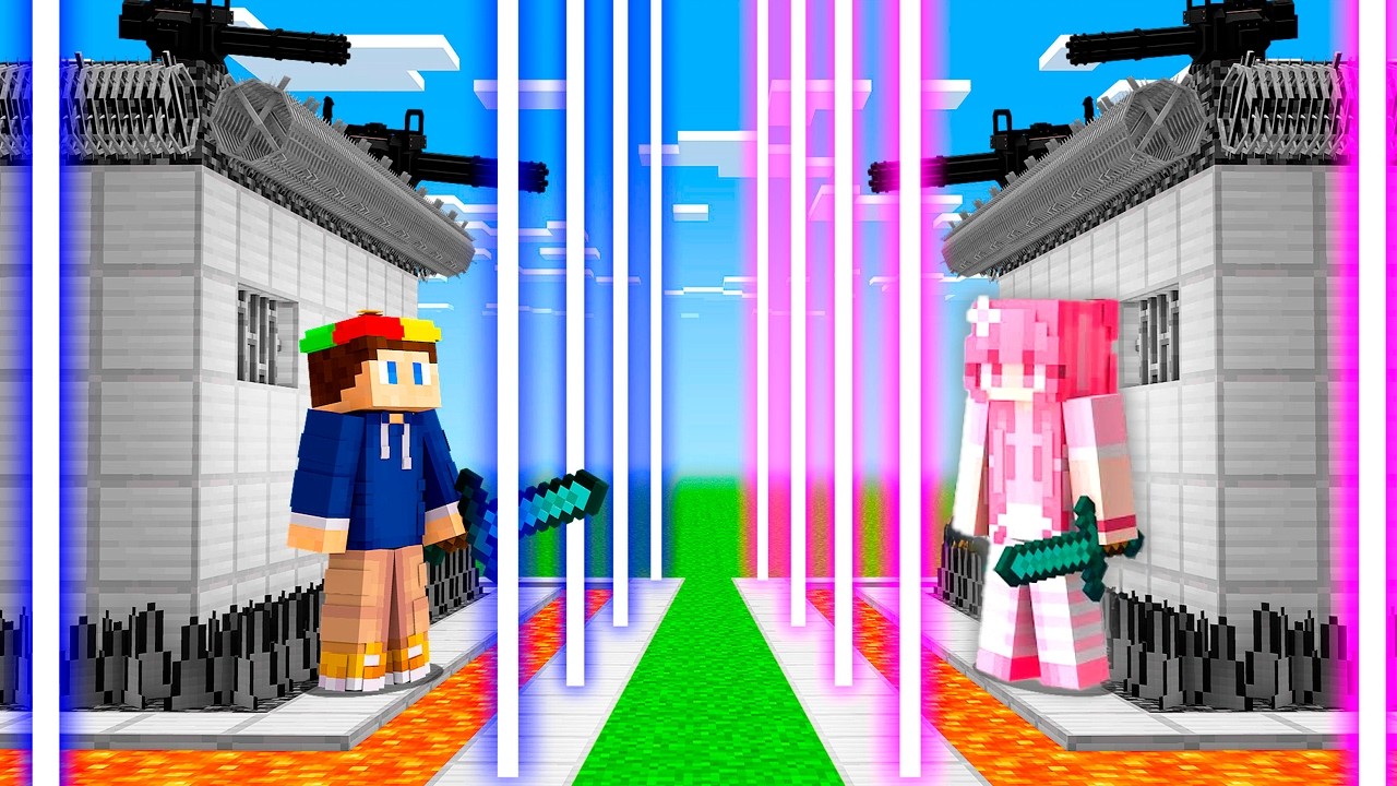 Sikreste Base vs Pige i Minecraft!