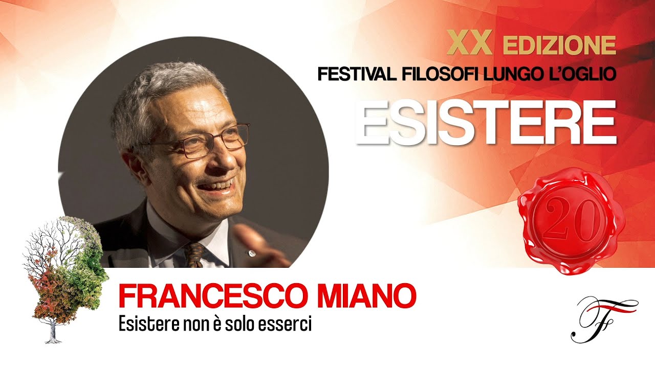 Esistere non &egrave; solo esserci - Francesco Miano | Esistere