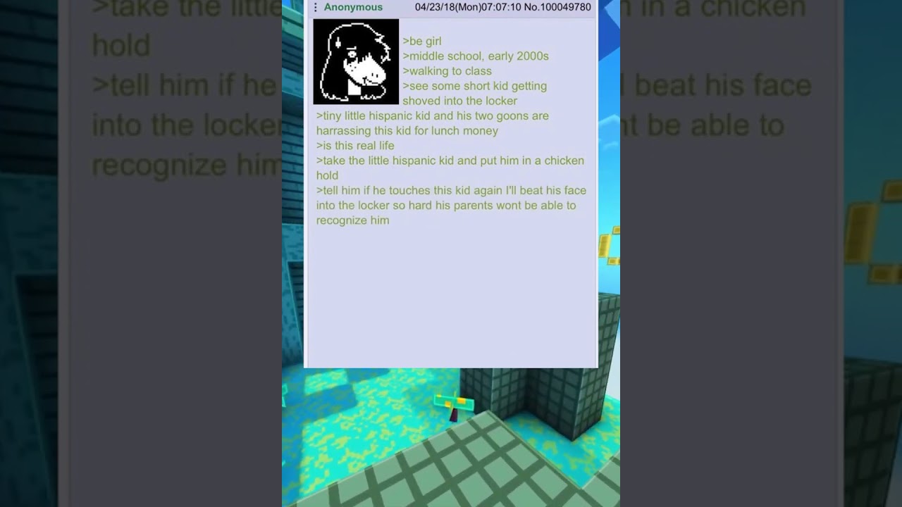 Femanon Helps a Kid Who Gets Bullied | 4Chan Greentext Stories