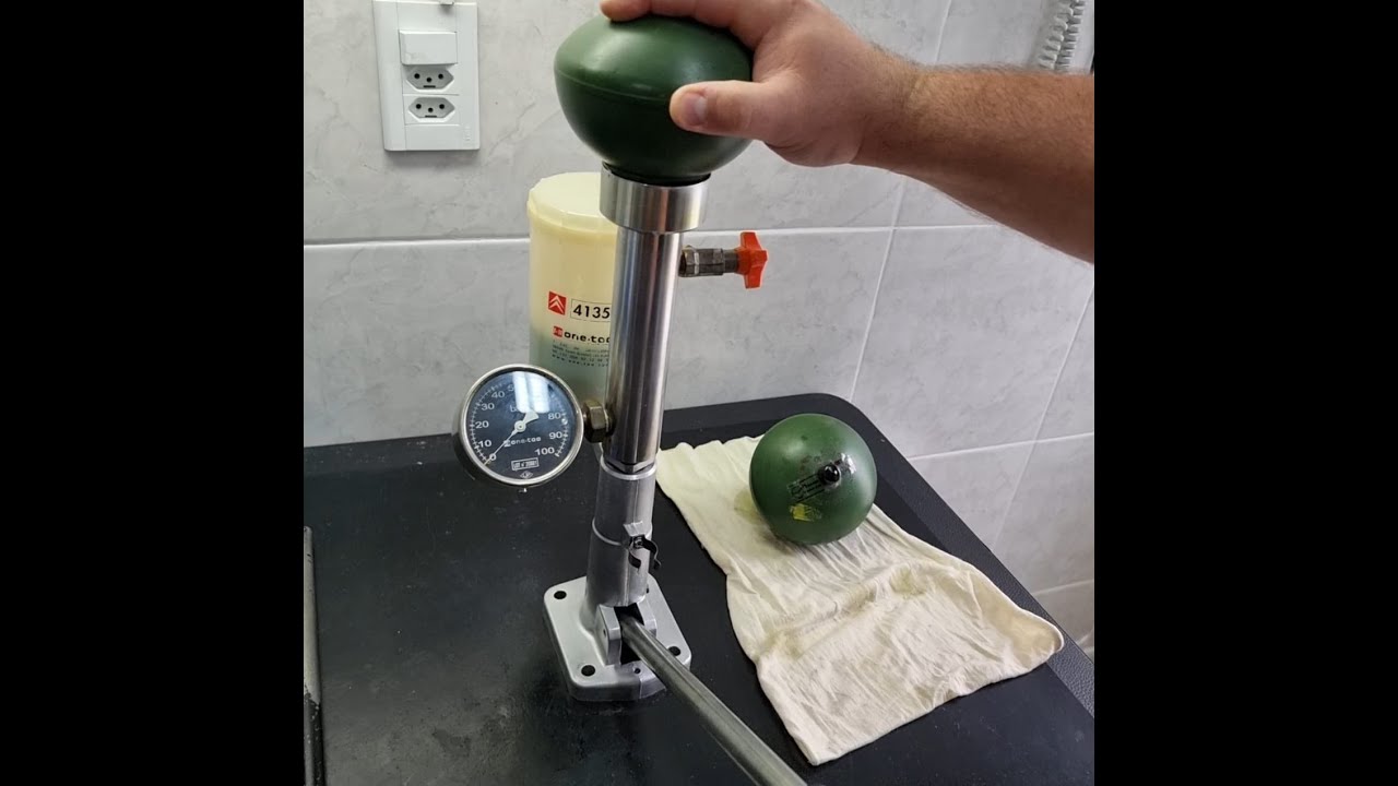 Recargas de esferas Citroen Xantia (modelo tipo prato) - Recharging Citroen Xantia Spheres (saucer)