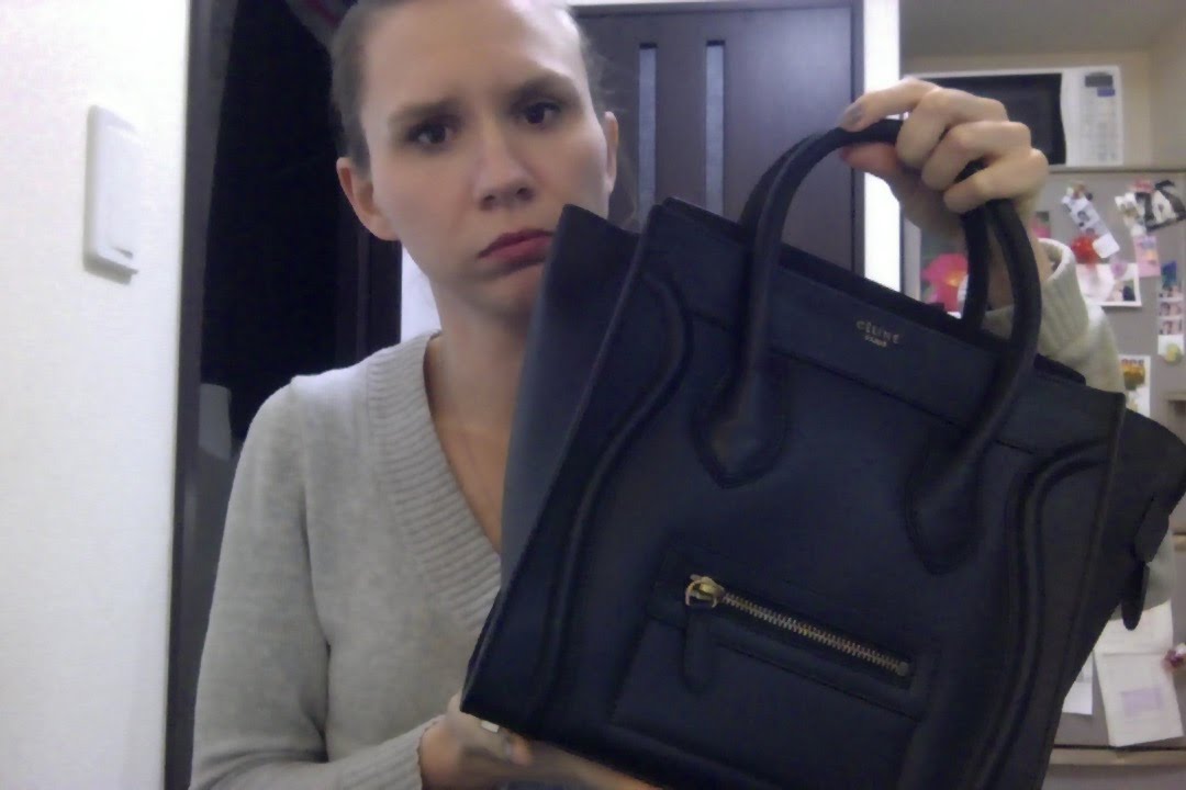 I bought a fake Celine luggage tote thinking it was real