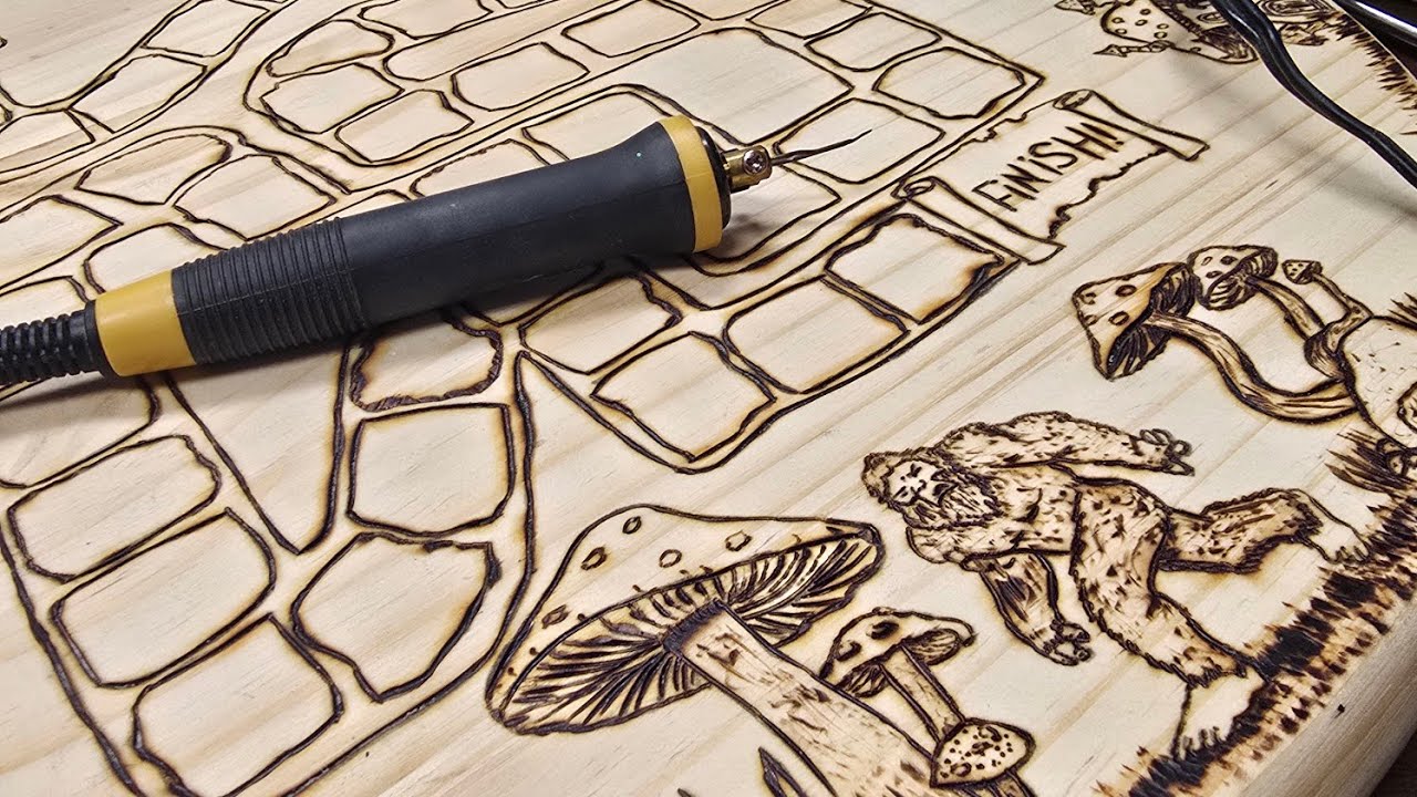 AmyJo woodburning.....