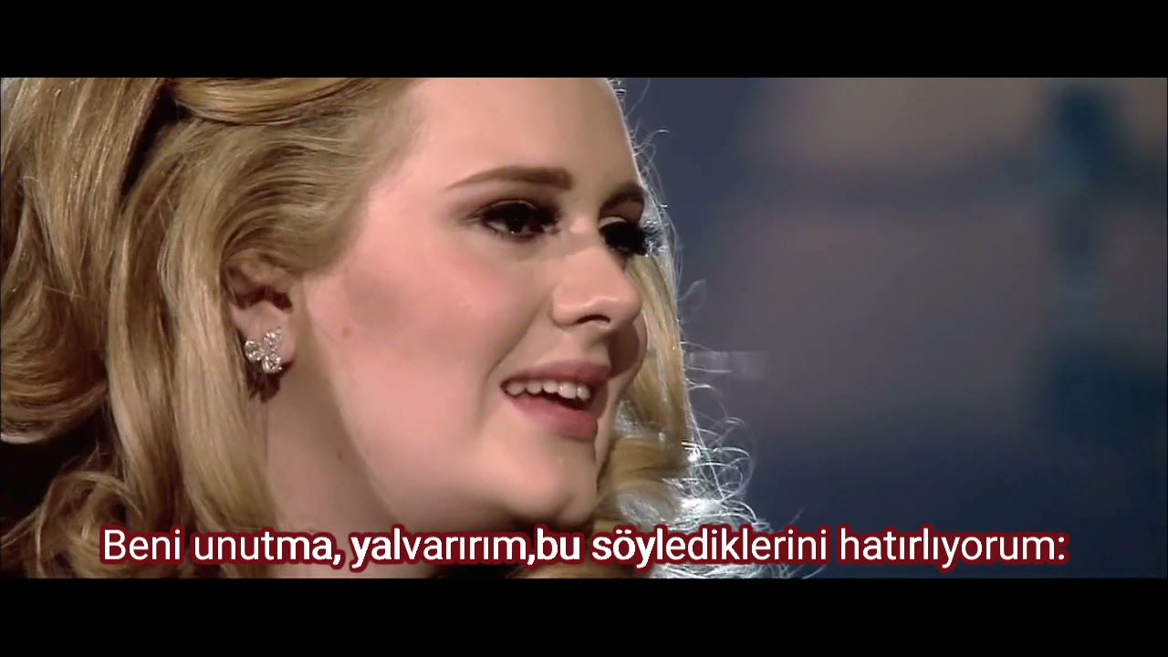 Adele - Someone Like You (T&uuml;rk&ccedil;e &Ccedil;eviri)