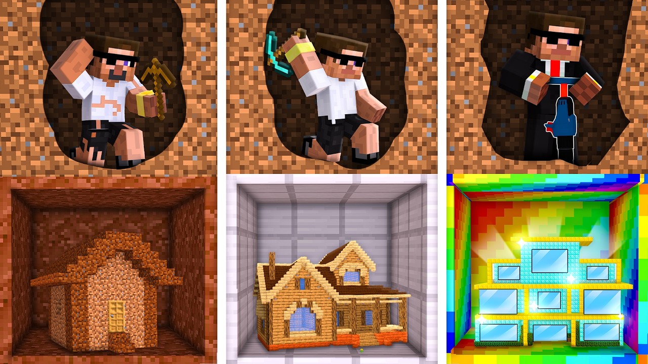 i Joined House Mining Civilization in Minecraft…