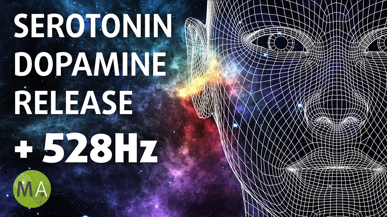 Serotonin and Dopamine Release 10Hz Isochronic Tones + 528Hz Solfeggio