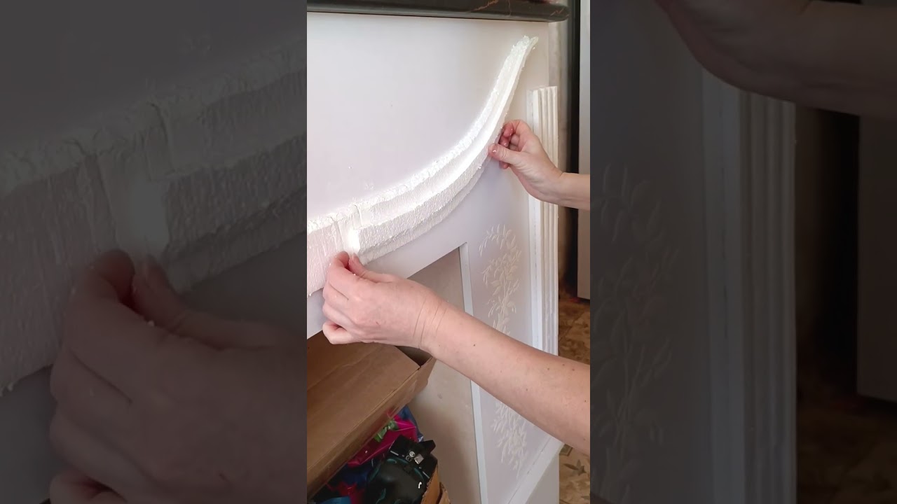 Создание декоративных украшений для фальш камина. Часть1. Creating decorative ornaments.