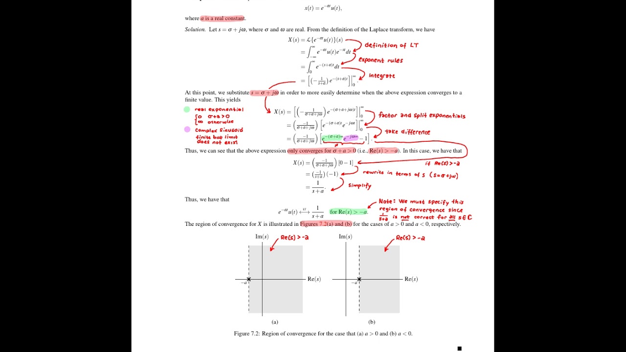 ECE 260 --- Laplace Transform --- Laplace Transform