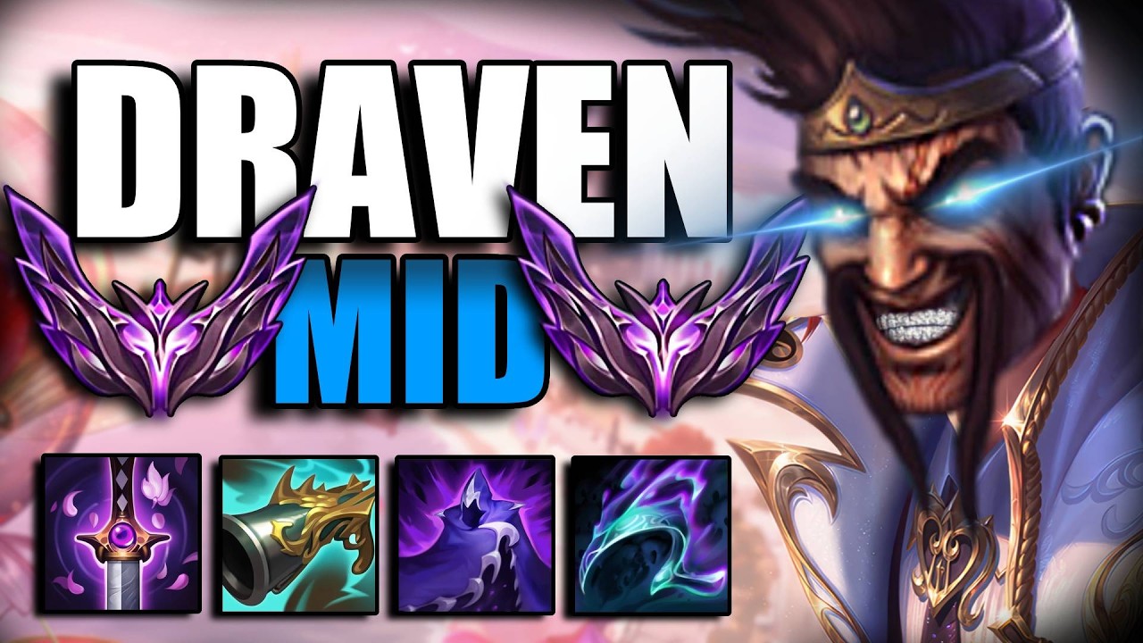 DRAVEN MID IS FREE ELO - FULL LETHALITY OP