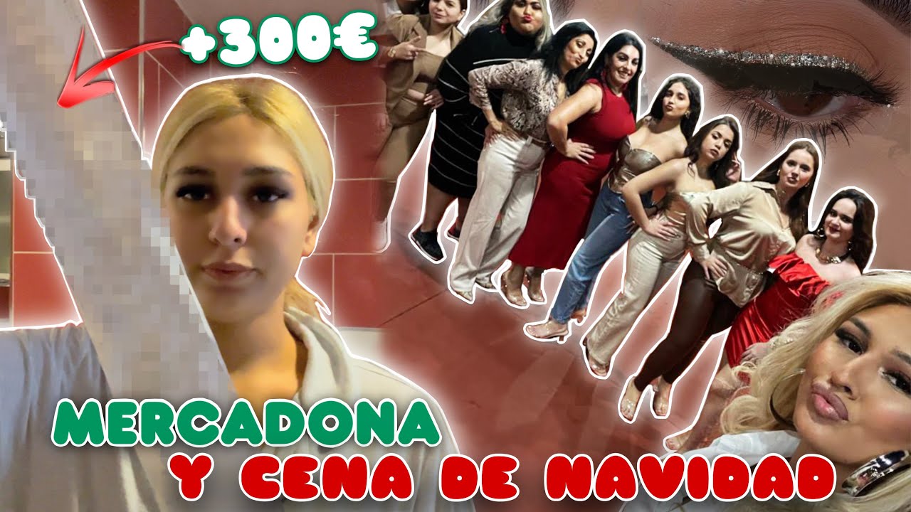 COMPRA NAVIDEÑA EN MERCADONA + CENA CON MI FAMILIA | MARÍA PARIS