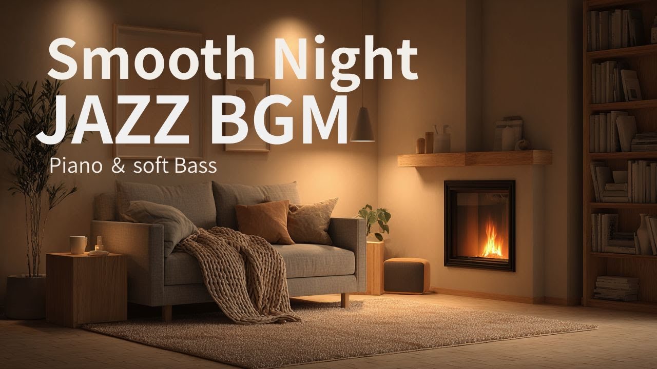 【夜に落ち着くJAZZ BGM】静かな夜、あたたまる音| warm.gentle sounds -Night JAZZ at HOME