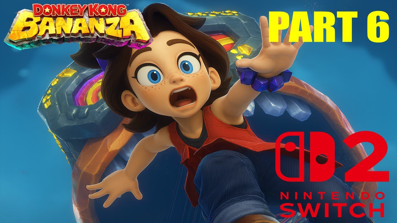 Donkey Kong Bananza Walkthrough Gameplay Part 6 - DIDDY & DIXIE KONG! (FULL GAME)