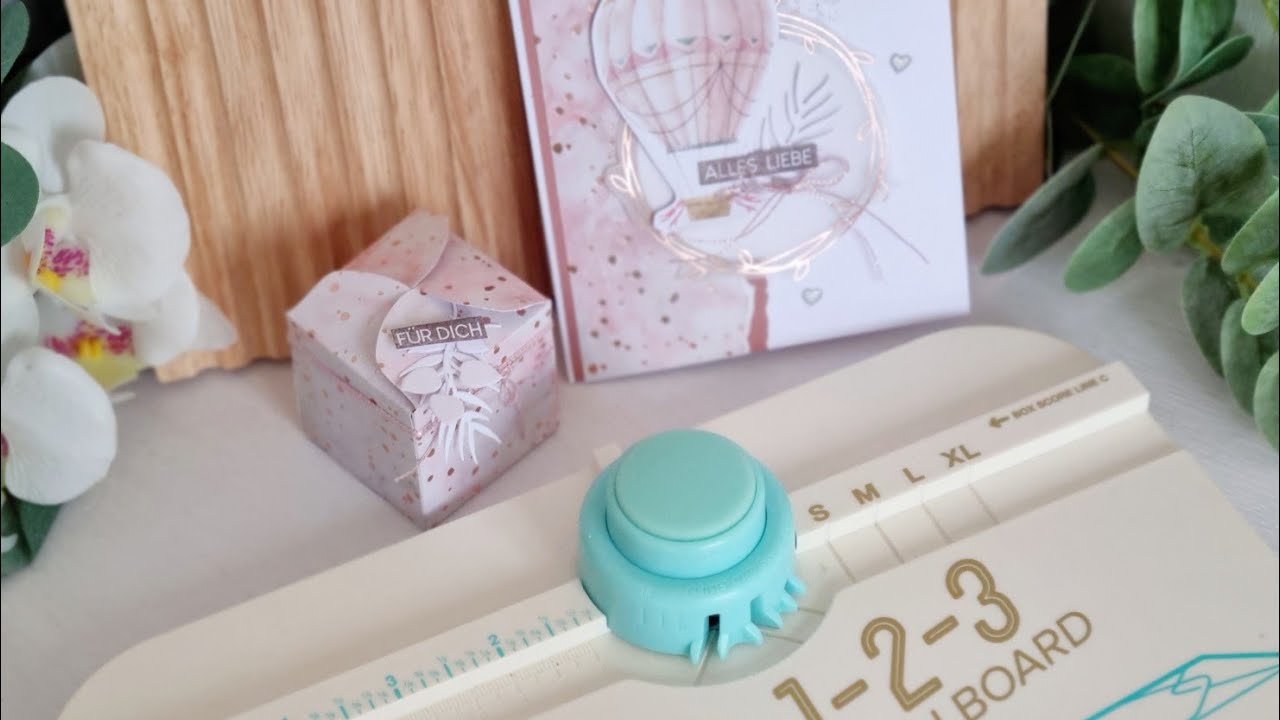 #5 Ideen Envelope Punch Board, selbstschlie&szlig;ende Box basteln, Material #decotimecrafts