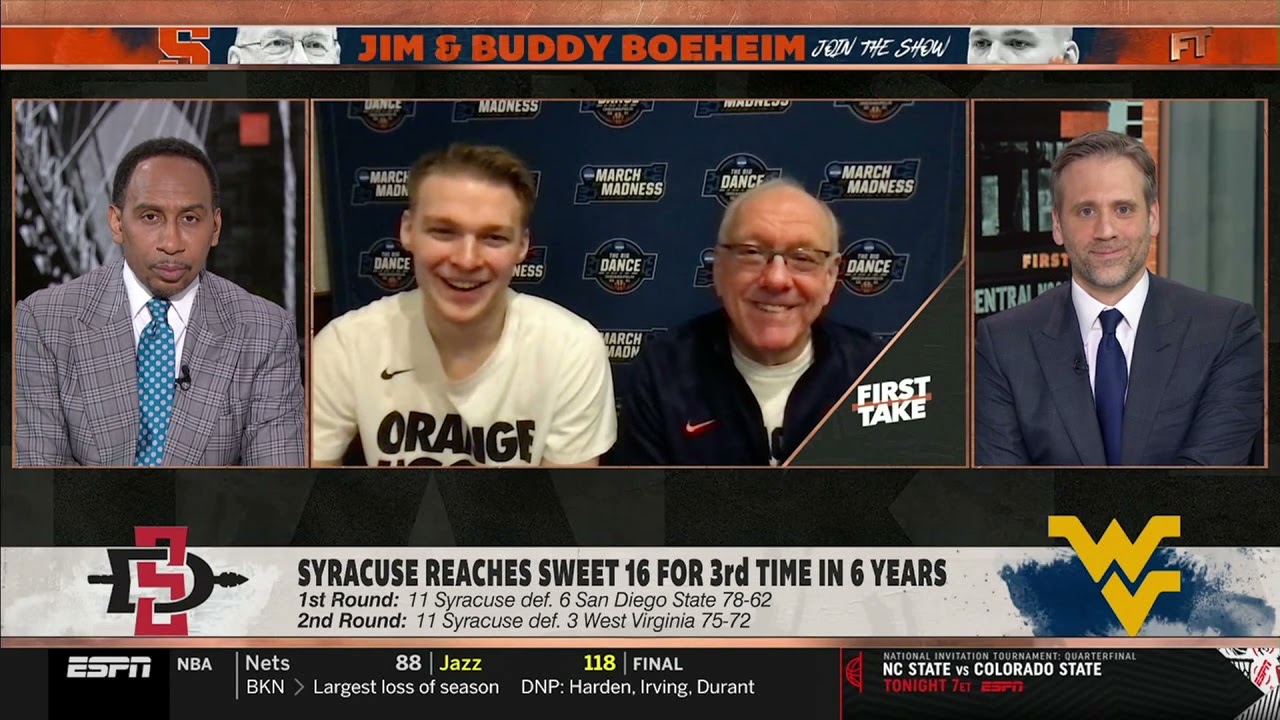 Buddy Boeheim & Jim Boeheim on First Take