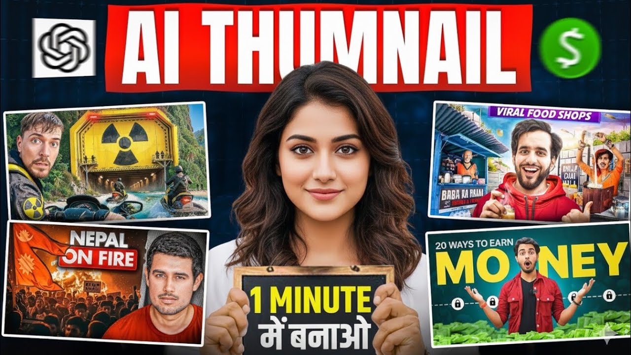 AI Thumbnail Kaise Banaye | Thumbnail Kaise Banaye | Mobile Se Thumbnail Kaise Banaye | AI Thumbnail