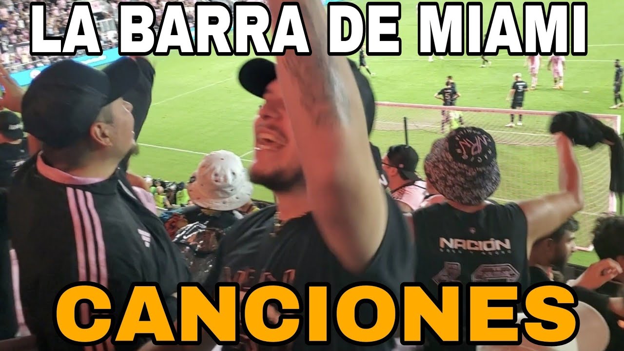HINCHADA DEL INTER DE MIAMI | Canciones | TREMENDO AGUANTE
