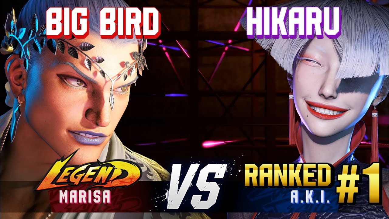 SF6 ▰ BIG BIRD (Marisa) vs HIKARU (#1 Ranked A.K.I.) ▰ High Level Gameplay