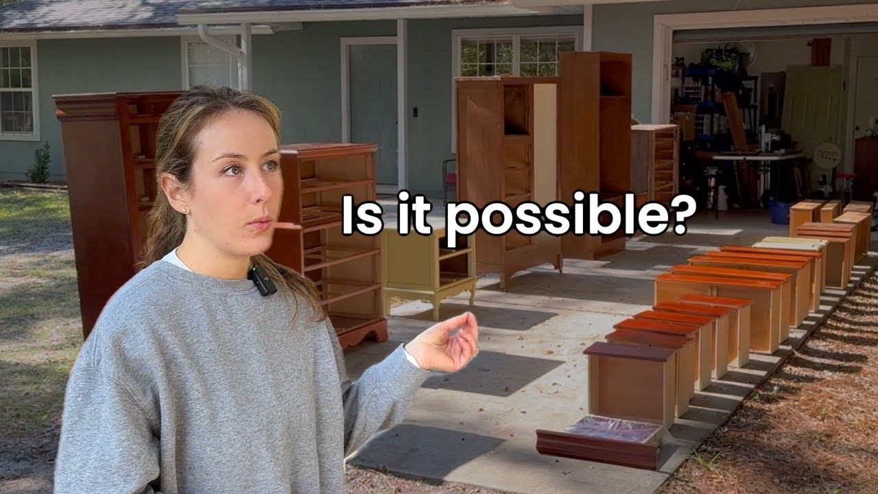 I Had 1 Week to Flip 6 Pieces of Furniture