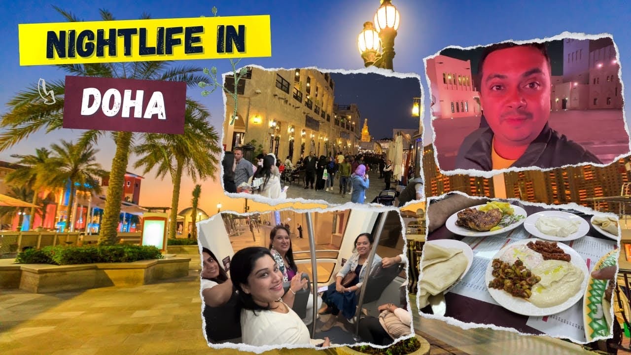 Night Life in Doha, Qatar | Just Escaped from an Accident 😳🚗
