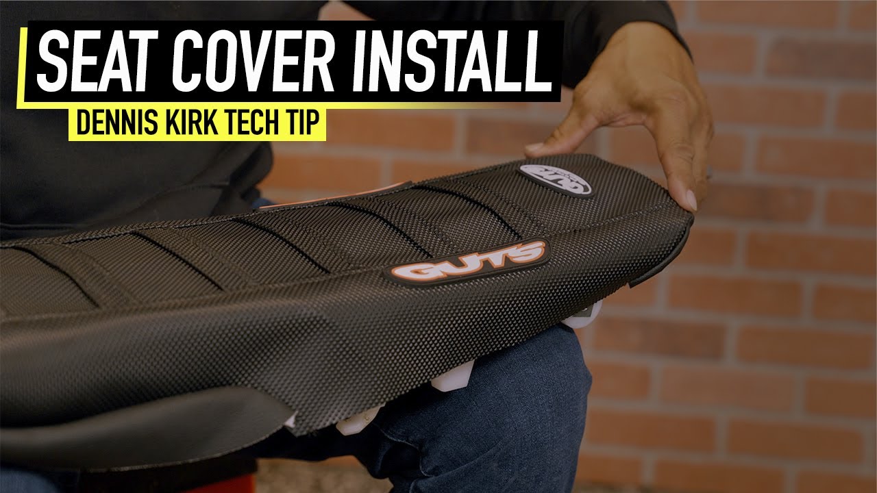 Installing a Seat Cover the RIGHT way! | Dennis Kirk Tech Tip