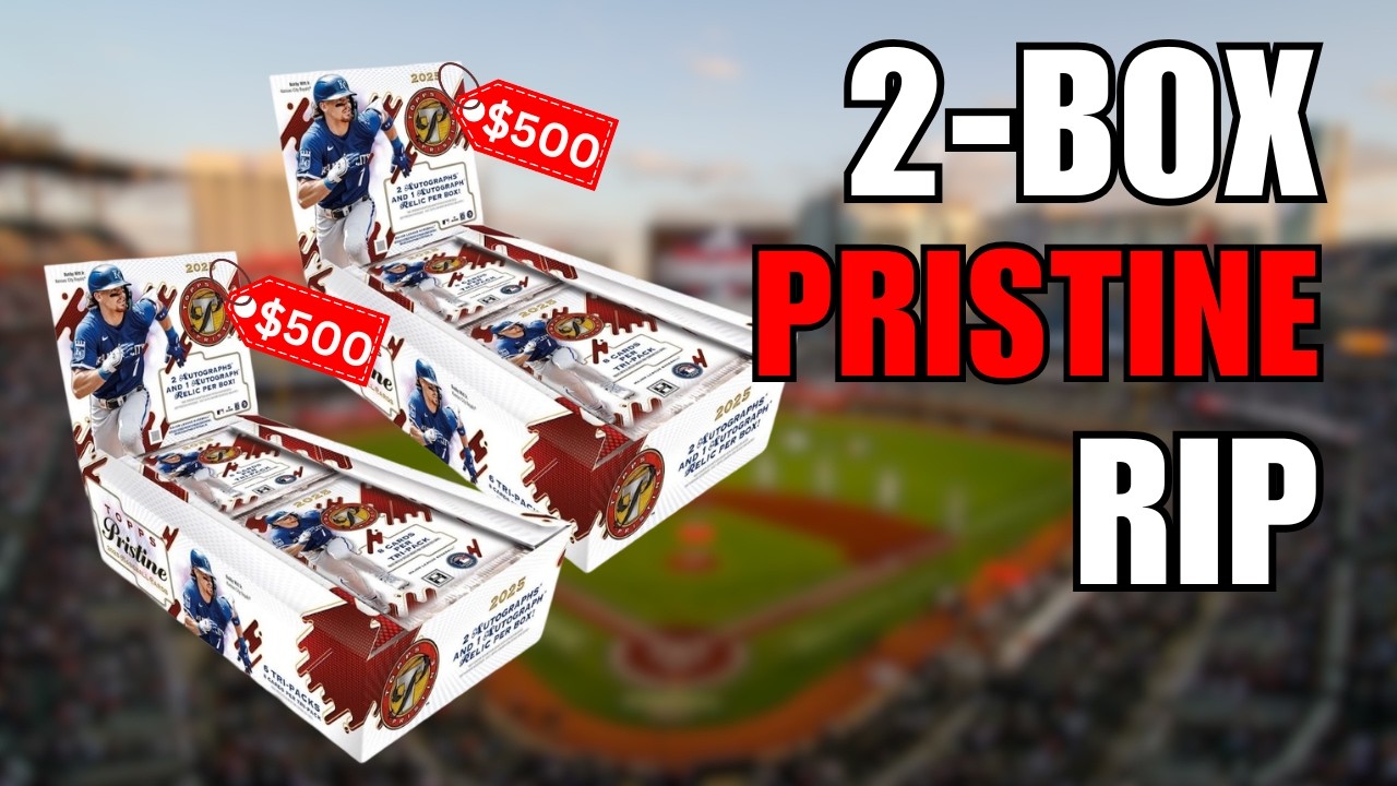 🚨NEW RELEASE!!! 🚨 2025 TOPPS PRISTINE BASEBALL | TWO BOX RIP