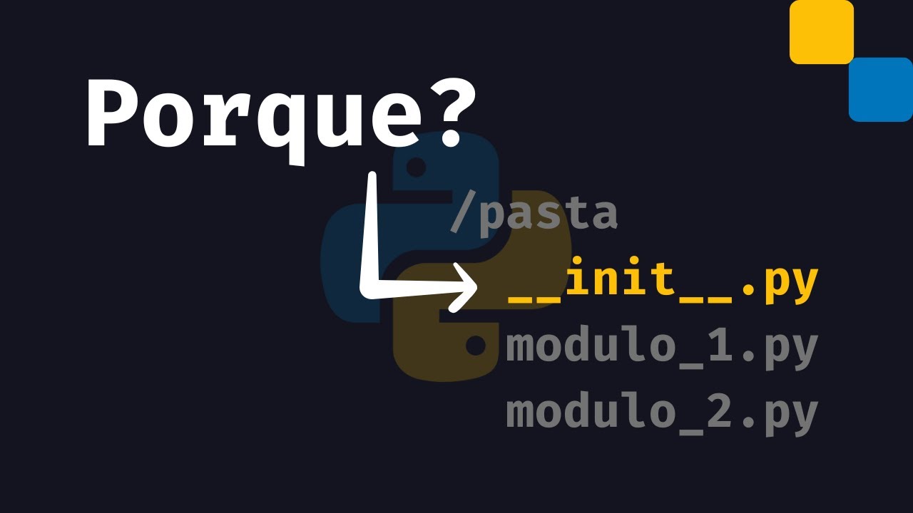 Para que serve o  '__init__.py' no Python?