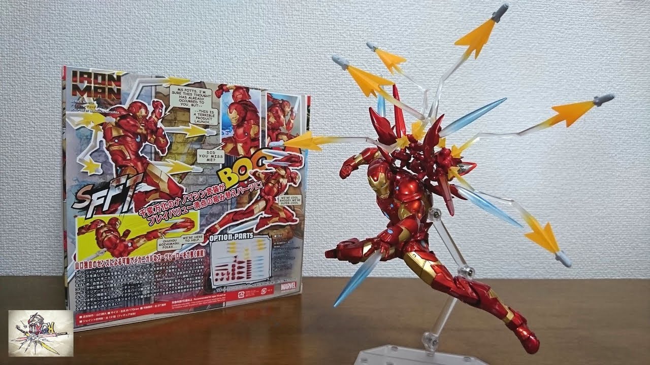 （ナノマシン武装の組み替え自由自在！派手なポーズが決まりまくる！）アメイジング・ヤマグチ 013 アイアンマン ブリーディングエッジアーマー　レビュー