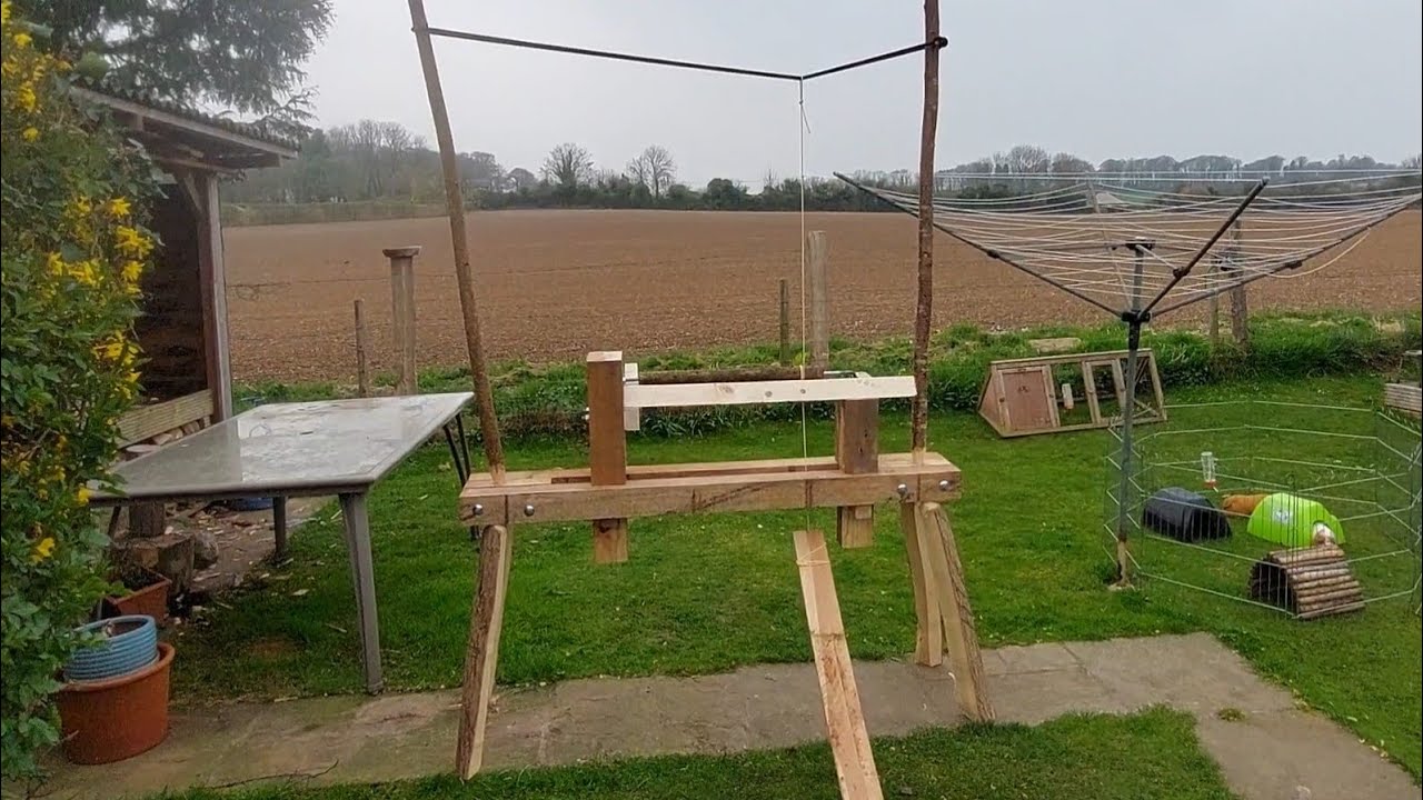 Making a Spring Pole Lathe.