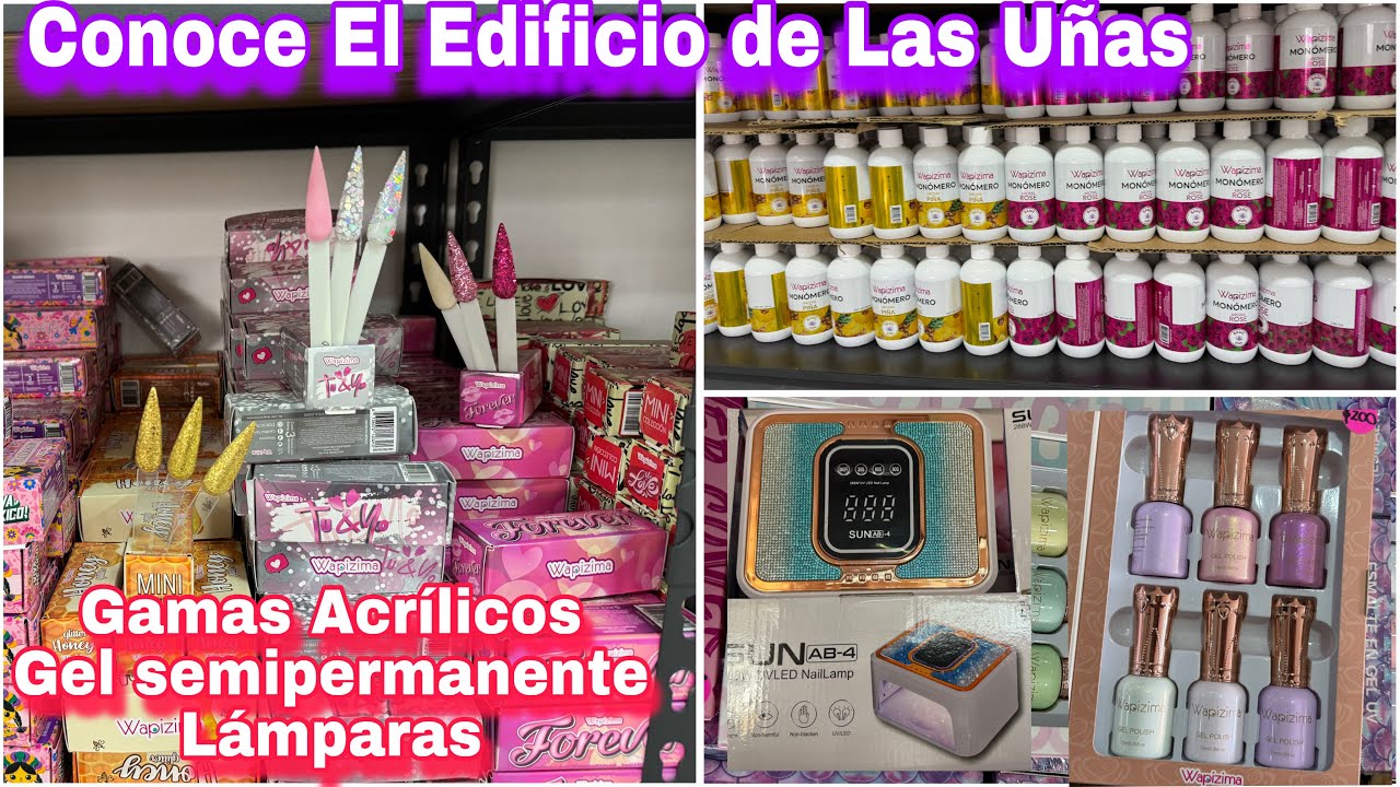 Material Para Uñas, Tres Pisos con Insumos Centro CDMX, CONOCE EL EDIFICIO DE LAS UÑAS