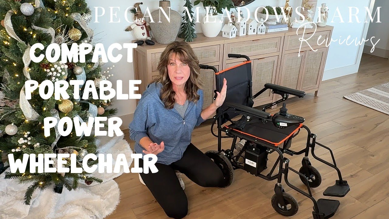 Folding Electric Wheelchair Review | Lightweight Portable Power Chair for Indoor & Outdoor Use